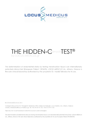 Hidden C-Test information brochure