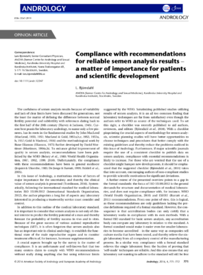Για ένα ποιοτικό αποτέλεσμα (Bjorndahl, 2016)